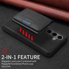For Samsung Galaxy S24 FE 5G BETOPNICE Horizontal Flip Detachable MagSafe Wallet Phone Case(Black) - 3