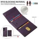 For Samsung Galaxy S23 Ultra 5G BETOPNICE Horizontal Flip Detachable MagSafe Wallet Phone Case(Purple) - 2