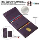 For Samsung Galaxy S23 5G BETOPNICE Horizontal Flip Detachable MagSafe Wallet Phone Case(Purple) - 2