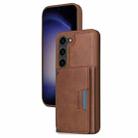 For Samsung Galaxy S23 5G BETOPNICE Horizontal Flip Detachable MagSafe Wallet Phone Case(Brown) - 1