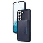 For Samsung Galaxy S22 5G BETOPNICE Horizontal Flip Detachable MagSafe Wallet Phone Case(Blue) - 1