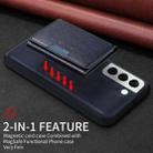For Samsung Galaxy S22 5G BETOPNICE Horizontal Flip Detachable MagSafe Wallet Phone Case(Blue) - 3
