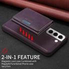 For Samsung Galaxy S22 5G BETOPNICE Horizontal Flip Detachable MagSafe Wallet Phone Case(Purple) - 3