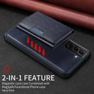 For Samsung Galaxy S21+ 5G BETOPNICE Horizontal Flip Detachable MagSafe Wallet Phone Case(Blue) - 3