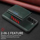 For Samsung Galaxy S21+ 5G BETOPNICE Horizontal Flip Detachable MagSafe Wallet Phone Case(Green) - 3