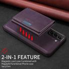 For Samsung Galaxy S21+ 5G BETOPNICE Horizontal Flip Detachable MagSafe Wallet Phone Case(Purple) - 3