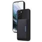 For Samsung Galaxy S21+ 5G BETOPNICE Horizontal Flip Detachable MagSafe Wallet Phone Case(Black) - 1