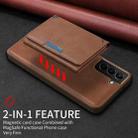 For Samsung Galaxy S21+ 5G BETOPNICE Horizontal Flip Detachable MagSafe Wallet Phone Case(Brown) - 3