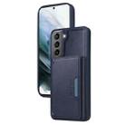 For Samsung Galaxy S21 5G BETOPNICE Horizontal Flip Detachable MagSafe Wallet Phone Case(Blue) - 1