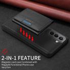 For Samsung Galaxy S21 5G BETOPNICE Horizontal Flip Detachable MagSafe Wallet Phone Case(Black) - 3