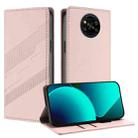 For Xiaomi Poco X3 Pro / Poco X3 Embossed Multi-functional Wallet Retro Leather Phone Case(Pink) - 1