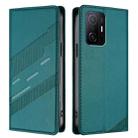 For Xiaomi 11T / 11T Pro Embossed Multi-functional Wallet Retro Leather Phone Case(Dark Green) - 2