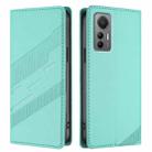 For Xiaomi 12 Lite Embossed Multi-functional Wallet Retro Leather Phone Case(Mint Green) - 2