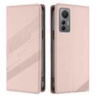 For Xiaomi 12 Lite Embossed Multi-functional Wallet Retro Leather Phone Case(Pink) - 2