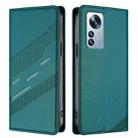 For Xiaomi 12 Pro / 12S Pro Embossed Multi-functional Wallet Retro Leather Phone Case(Dark Green) - 2
