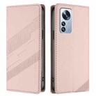For Xiaomi 12 Pro / 12S Pro Embossed Multi-functional Wallet Retro Leather Phone Case(Pink) - 2