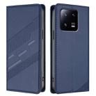 For Xiaomi 13 Pro 5G Embossed Multi-functional Wallet Retro Leather Phone Case(Dark Blue) - 2