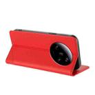 For Xiaomi 13 Ultra Embossed Multi-functional Wallet Retro Leather Phone Case(Red) - 3