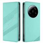 For Xiaomi 13 Ultra Embossed Multi-functional Wallet Retro Leather Phone Case(Mint Green) - 2