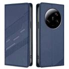 For Xiaomi 13 Ultra Embossed Multi-functional Wallet Retro Leather Phone Case(Dark Blue) - 2