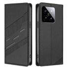 For Xiaomi 14 5G Global Embossed Multi-functional Wallet Retro Leather Phone Case(Black) - 2