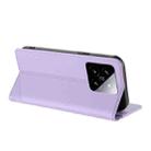 For Xiaomi 14 5G Global Embossed Multi-functional Wallet Retro Leather Phone Case(Light Purple) - 3