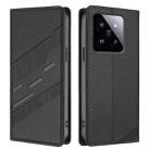 For Xiaomi 14 Pro 5G Global Embossed Multi-functional Wallet Retro Leather Phone Case(Black) - 2