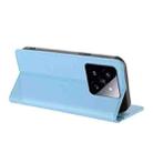 For Xiaomi 14 Pro 5G Global Embossed Multi-functional Wallet Retro Leather Phone Case(Light Blue) - 3