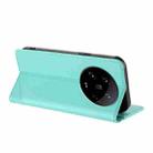 For Xiaomi 14 Ultra 5G Global Embossed Multi-functional Wallet Retro Leather Phone Case(Mint Green) - 3