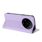 For Xiaomi 14 Ultra 5G Global Embossed Multi-functional Wallet Retro Leather Phone Case(Light Purple) - 3
