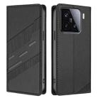 For Xiaomi 15 Embossed Multi-functional Wallet Retro Leather Phone Case(Black) - 2