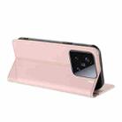 For Xiaomi 15 Embossed Multi-functional Wallet Retro Leather Phone Case(Pink) - 3