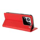 For Xiaomi 15 Pro Embossed Multi-functional Wallet Retro Leather Phone Case(Red) - 3
