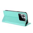 For Xiaomi 15 Pro Embossed Multi-functional Wallet Retro Leather Phone Case(Mint Green) - 3