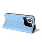 For Xiaomi 15 Pro Embossed Multi-functional Wallet Retro Leather Phone Case(Light Blue) - 3