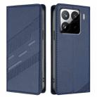 For Xiaomi 15 Pro Embossed Multi-functional Wallet Retro Leather Phone Case(Dark Blue) - 2