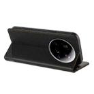 For Xiaomi 15 Ultra Embossed Multi-functional Wallet Retro Leather Phone Case(Black) - 3