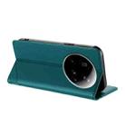 For Xiaomi 15 Ultra Embossed Multi-functional Wallet Retro Leather Phone Case(Dark Green) - 3