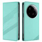 For Xiaomi 15 Ultra Embossed Multi-functional Wallet Retro Leather Phone Case(Mint Green) - 2