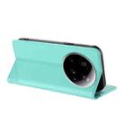 For Xiaomi 15 Ultra Embossed Multi-functional Wallet Retro Leather Phone Case(Mint Green) - 3