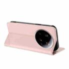 For Xiaomi 15 Ultra Embossed Multi-functional Wallet Retro Leather Phone Case(Pink) - 3
