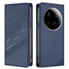 For Xiaomi 15 Ultra Embossed Multi-functional Wallet Retro Leather Phone Case(Dark Blue) - 2