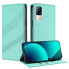 For Xiaomi Civi / Civi 1S Embossed Multi-functional Wallet Retro Leather Phone Case(Mint Green) - 1