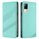 For Xiaomi Civi / Civi 1S Embossed Multi-functional Wallet Retro Leather Phone Case(Mint Green) - 2
