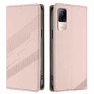 For Xiaomi Civi / Civi 1S Embossed Multi-functional Wallet Retro Leather Phone Case(Pink) - 2
