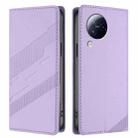 For Xiaomi Civi 3 5G Embossed Multi-functional Wallet Retro Leather Phone Case(Light Purple) - 2