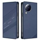 For Xiaomi Civi 3 5G Embossed Multi-functional Wallet Retro Leather Phone Case(Dark Blue) - 2