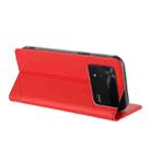 For Xiaomi Poco M4 Pro 4G Embossed Multi-functional Wallet Retro Leather Phone Case(Red) - 3