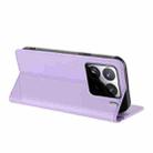 For Xiaomi 15S Pro Embossed Multi-functional Wallet Retro Leather Phone Case(Light Purple) - 3