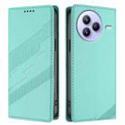 For Xiaomi Civi 5 Pro Embossed Multi-functional Wallet Retro Leather Phone Case(Mint Green) - 2